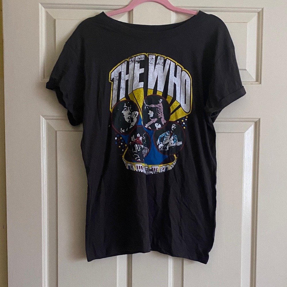 NWT Chaser Black Graphic Tee - The Who, Size M